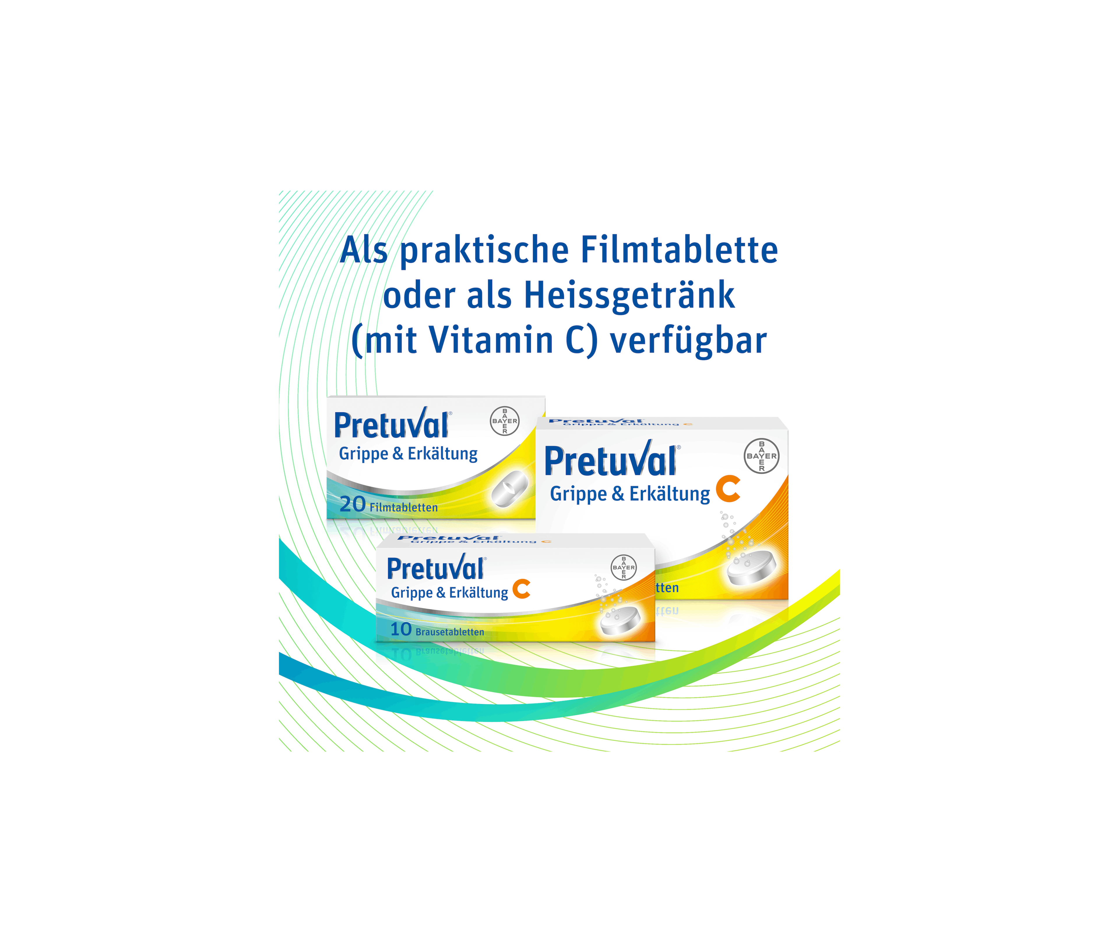 Pretuval® Grippe & Erkältung C – 20 Brausetabletten