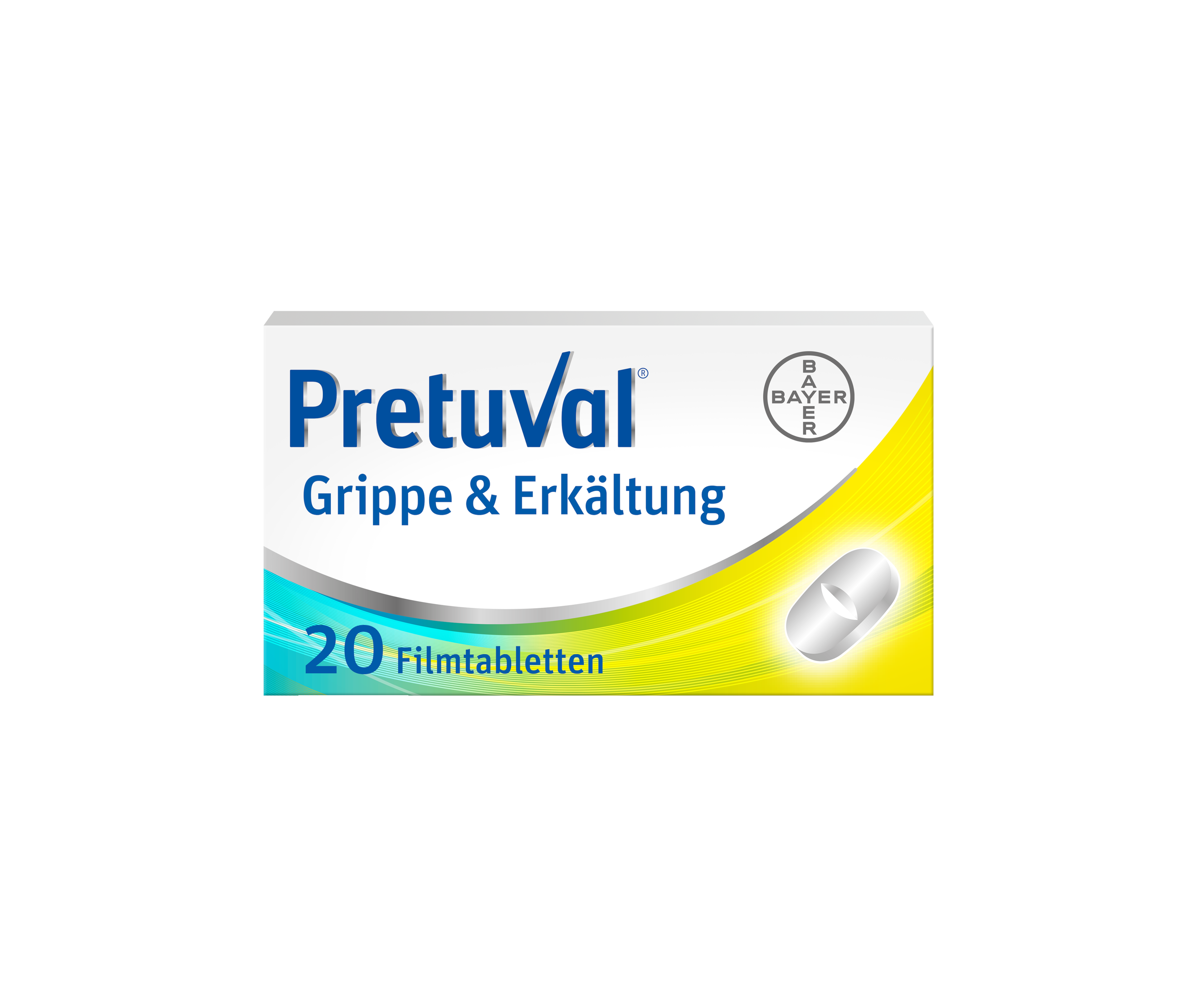 Pretuval® Grippe & Erkältung-20 Filmtabletten Packshot