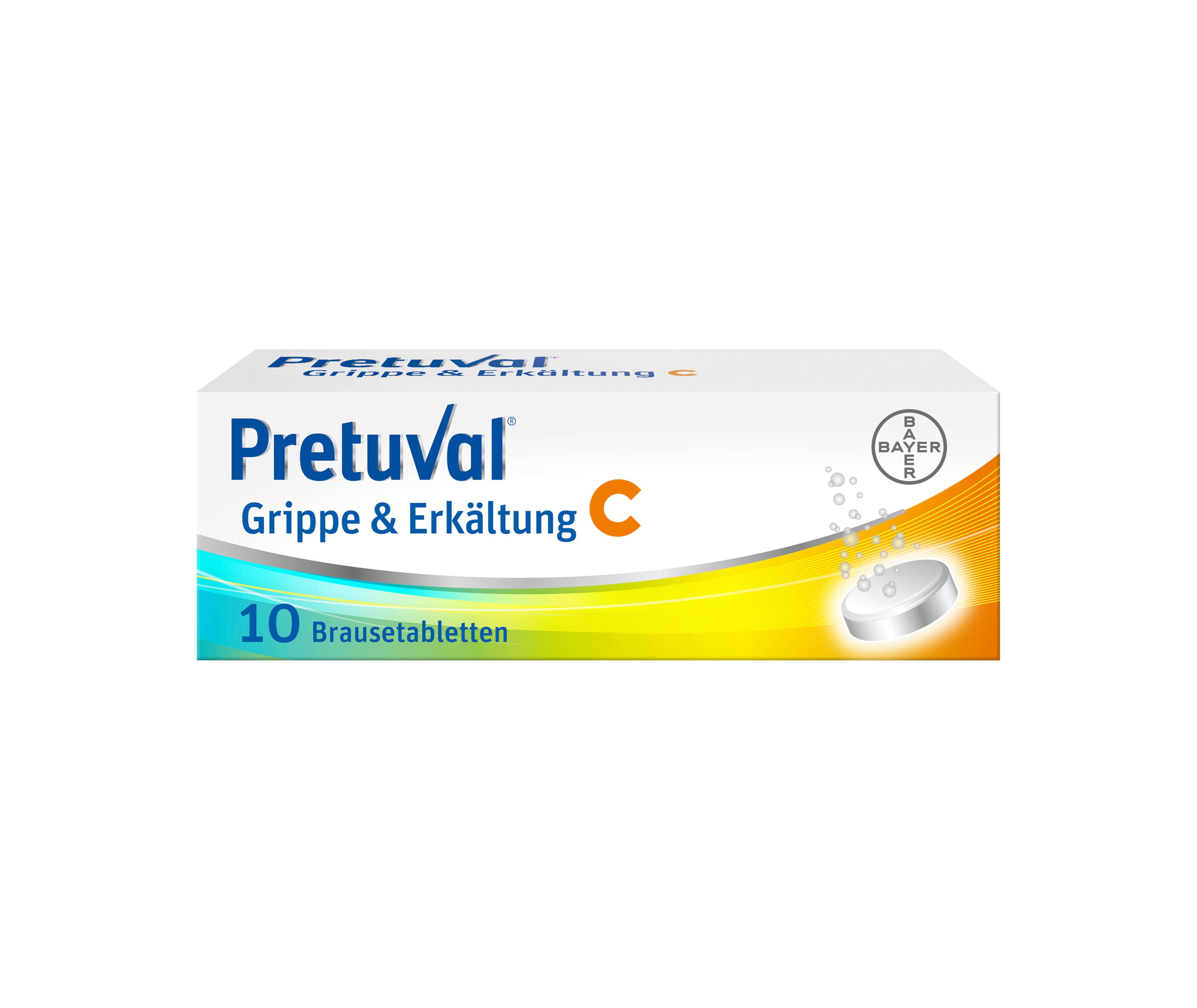 Pretuval® Grippe & Erkältung C – 10 Brausetabletten