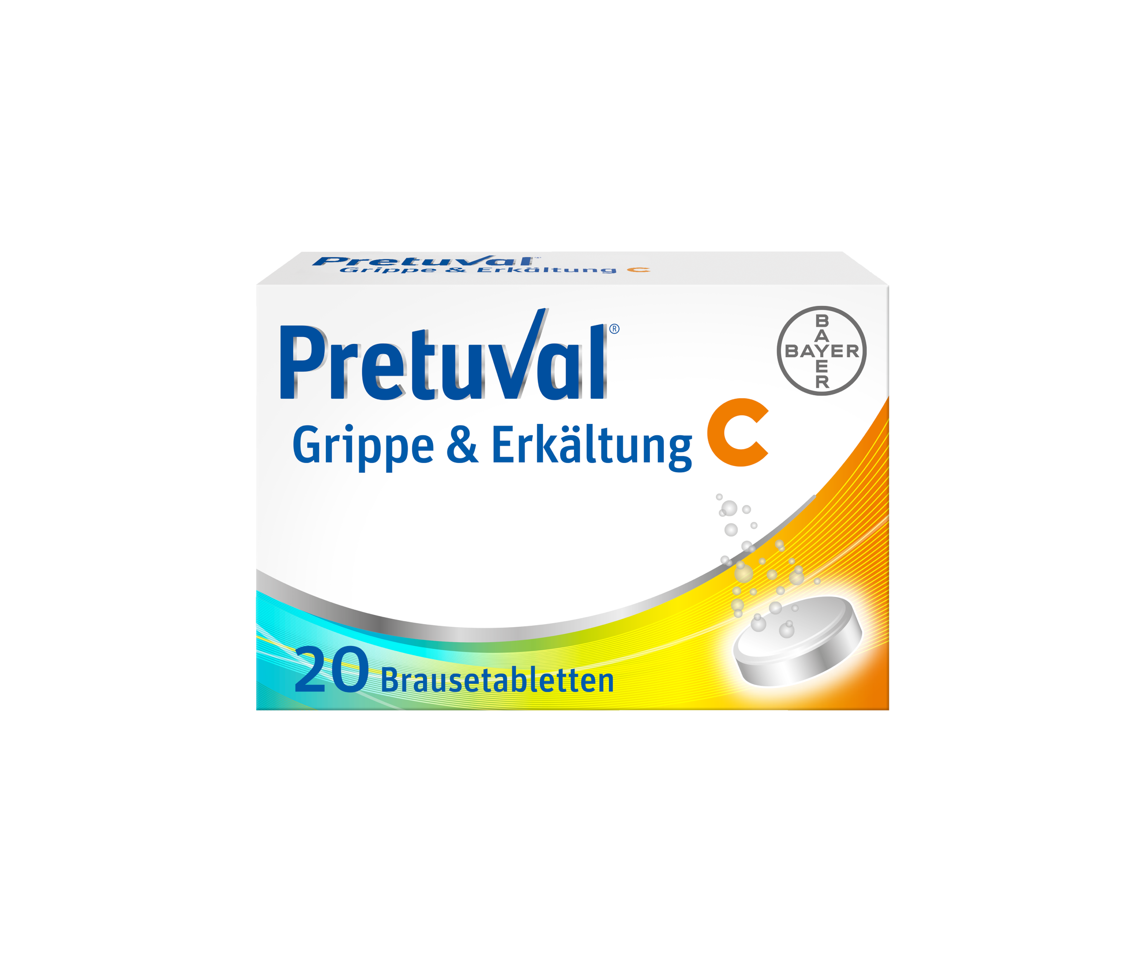 Pretuval® Grippe & Erkältung C – 20 Brausetabletten