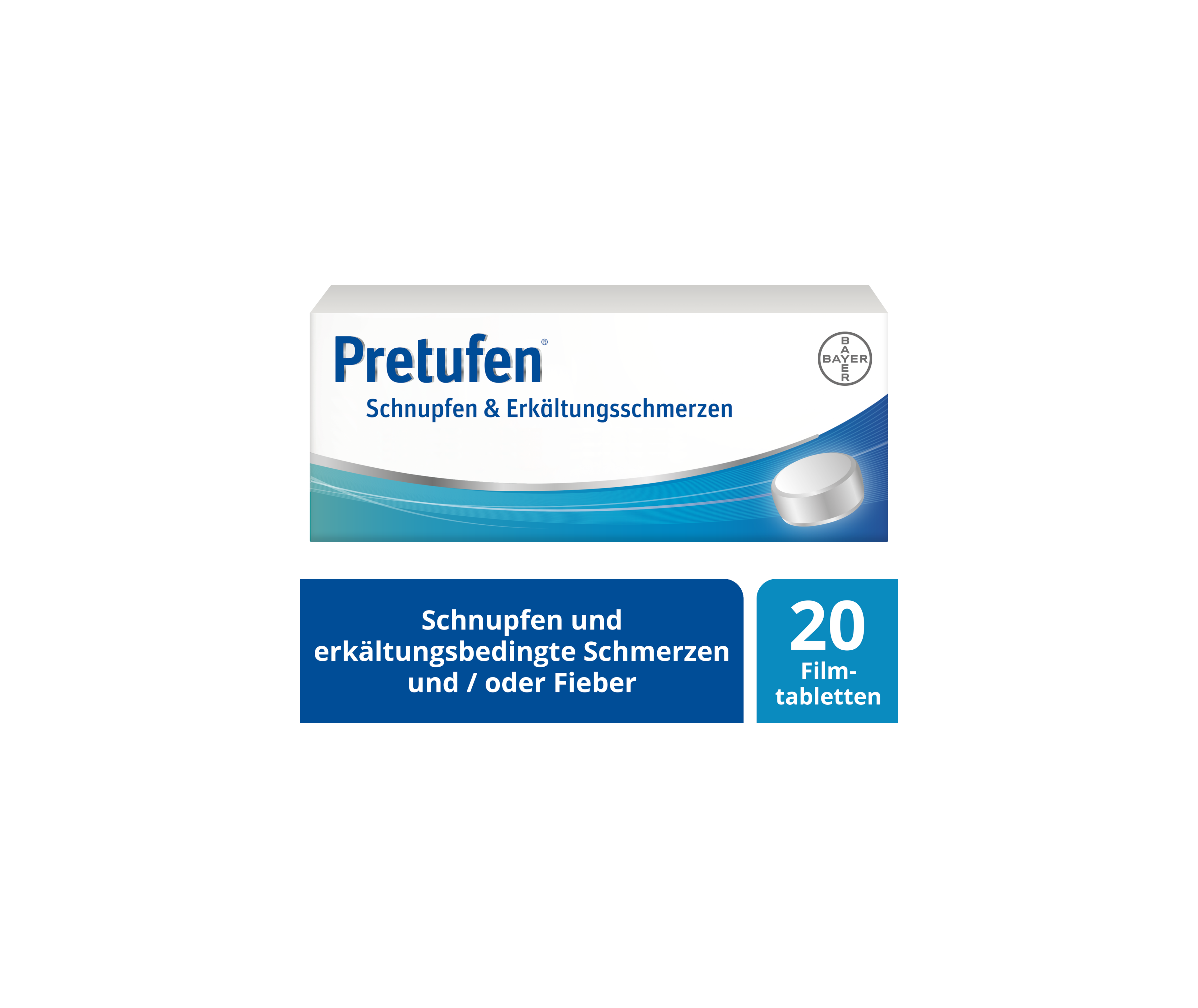 Pretufen® Schnupfen & Erkältungsschmerzen - Packshot