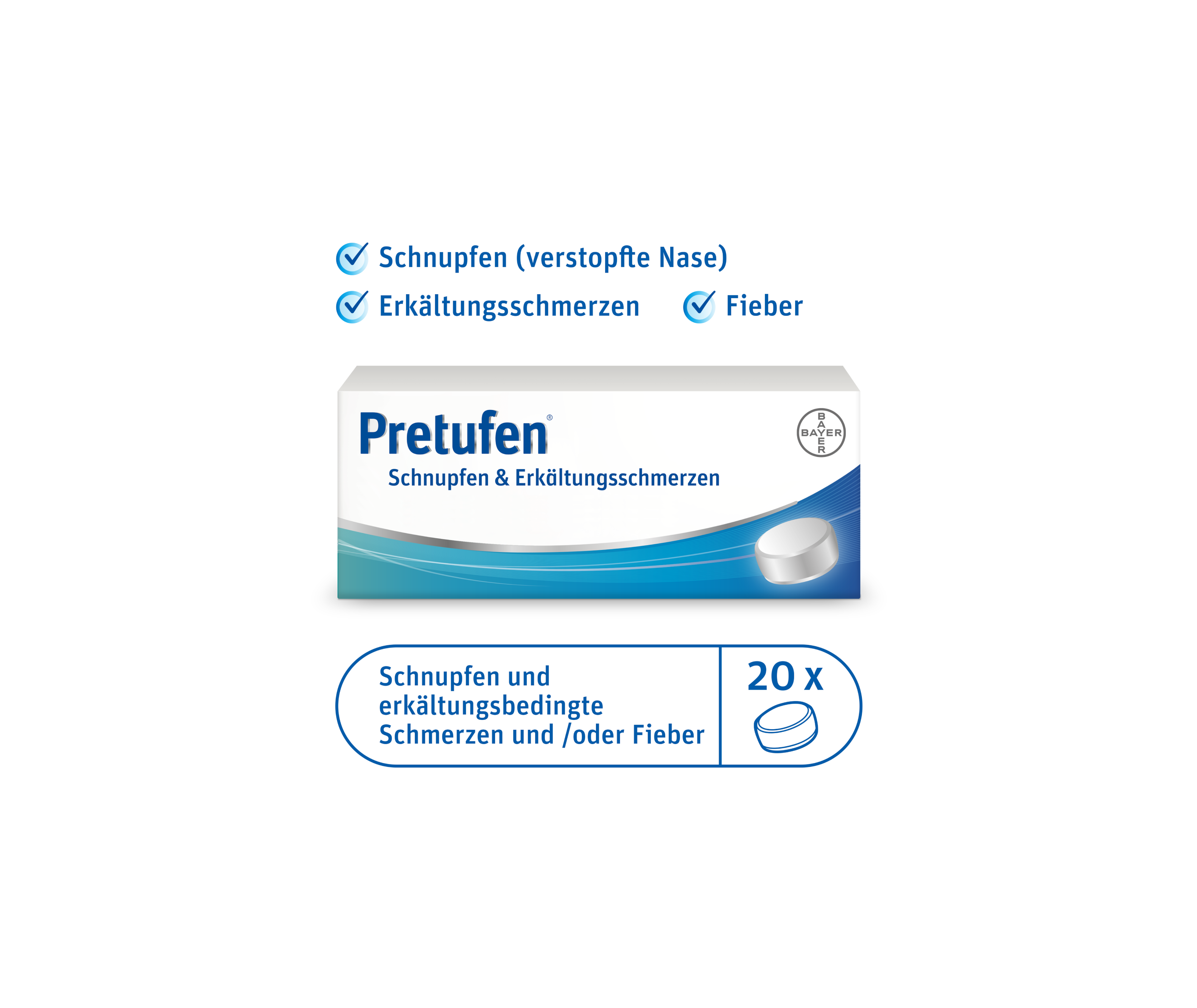 Pretufen® Schnupfen & Erkältungsschmerzen