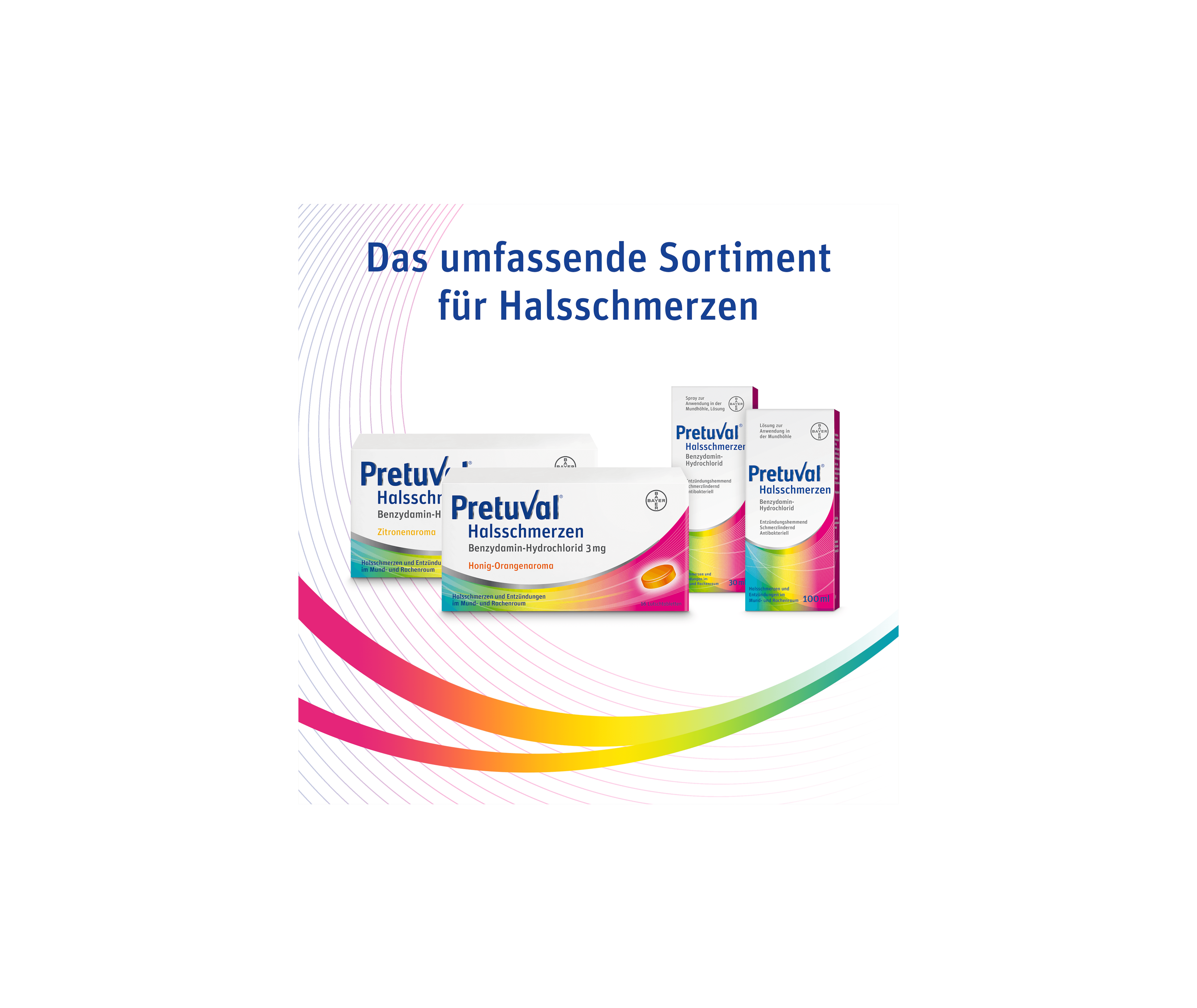 Pretuval Halsschmerzen Lutschtabletten Lemon