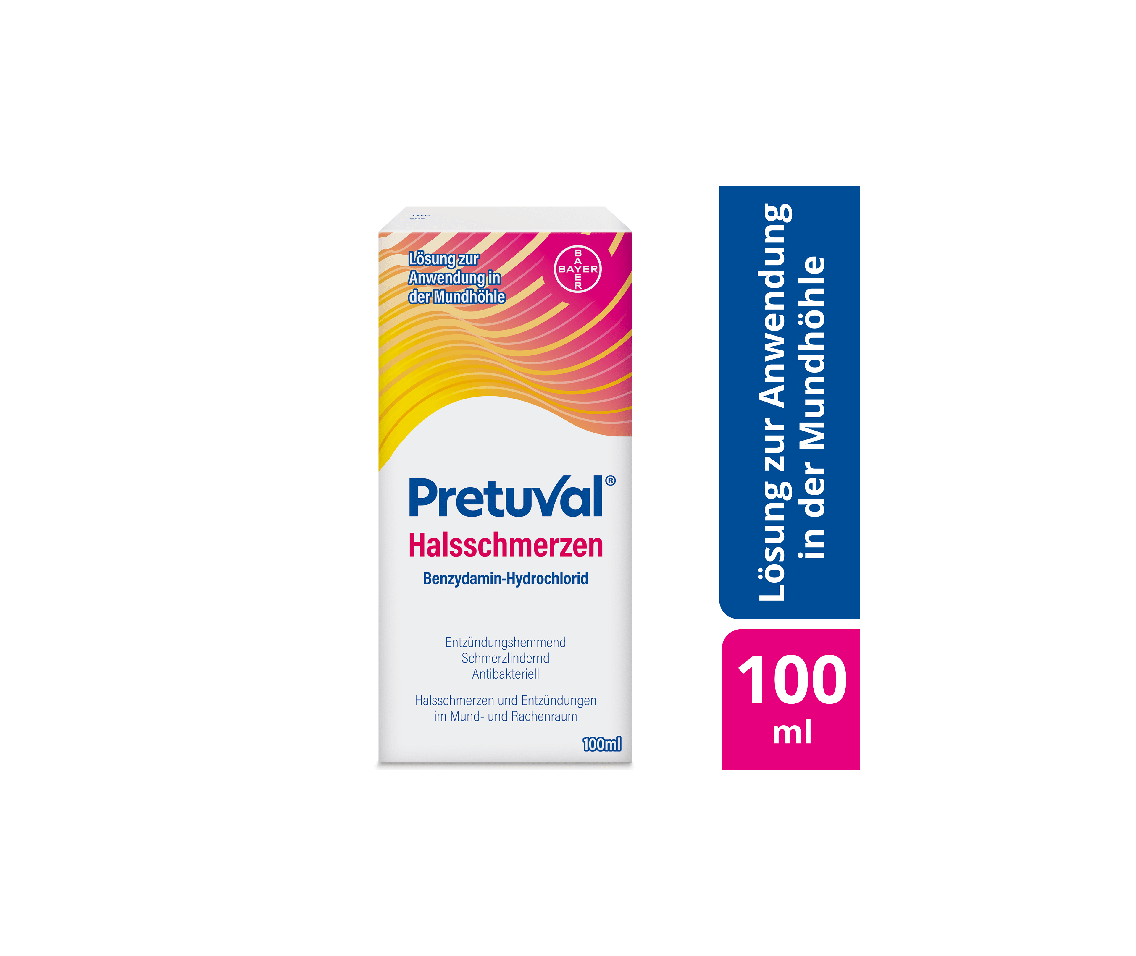 Pretuval® Halsschmerzen – Lösung (100 ml) oder Spray (30 ml)