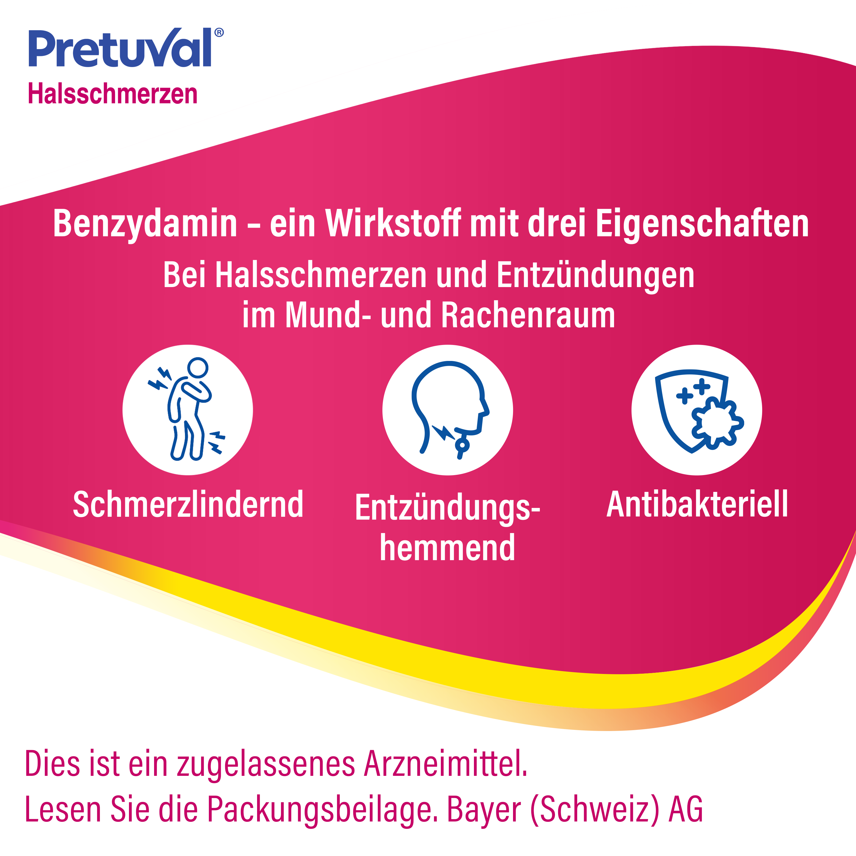 Pretuval Halsschmerzen Lutschtabletten