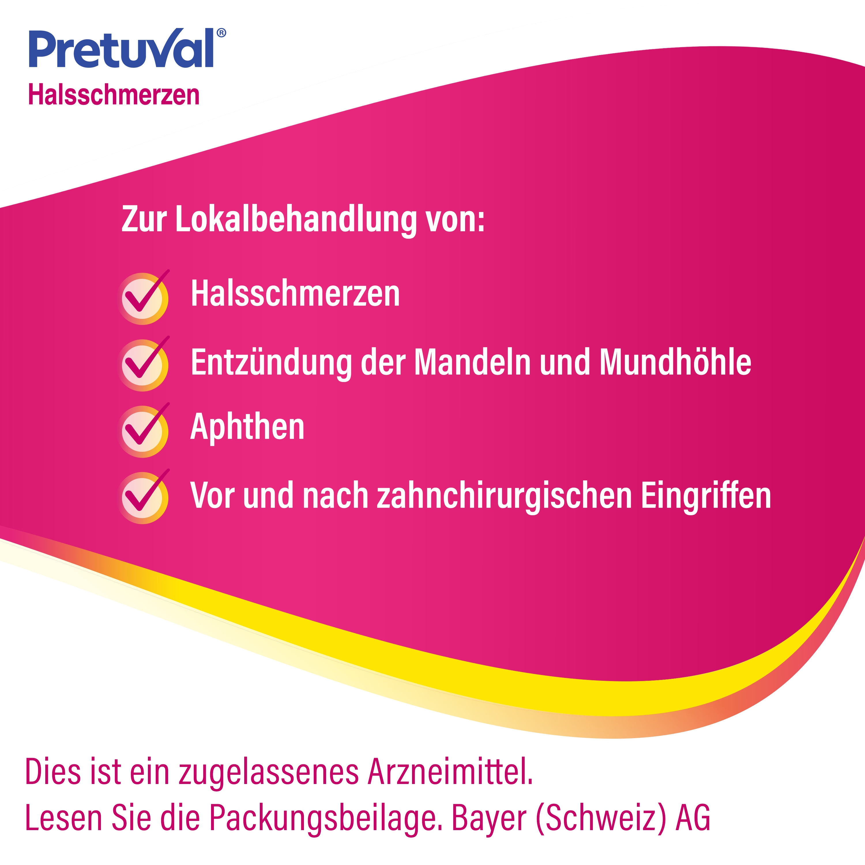 Pretuval Halsschmerzen Lutschtabletten